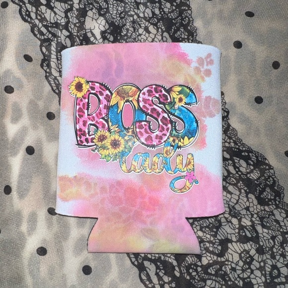 Handmade Koozie • Boss Lady - Picture 2 of 2